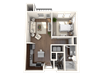 Centro Apartments South Platte A1 Floor Plan